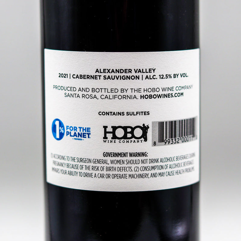 Hobo Wine Co Cabernet Sauvignon Alexander Valley California 750ml