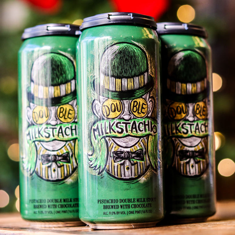 Hop Butcher Double Milkstachio Pistachio Double Milk Stout w/Chocolate 16 FL. OZ. 4PK Cans