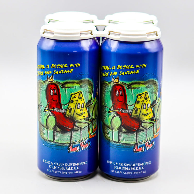 Hop Butcher Football is Better...Cold IPA 16 FL. OZ. 4PK Cans