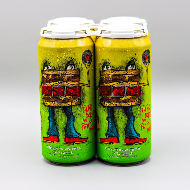 Hop Butcher Gator Belts and Patty Melts IPA 16 FL. OZ. 4PK Cans