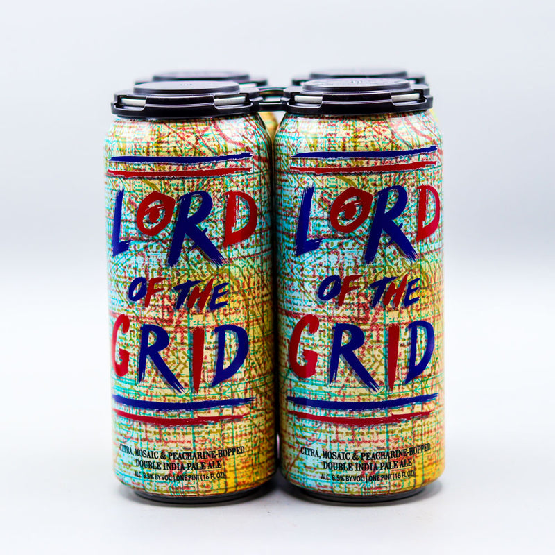 Hop Butcher X Magnanimous Lord of the Grid DIPA 16 FL. OZ. 4PK Cans