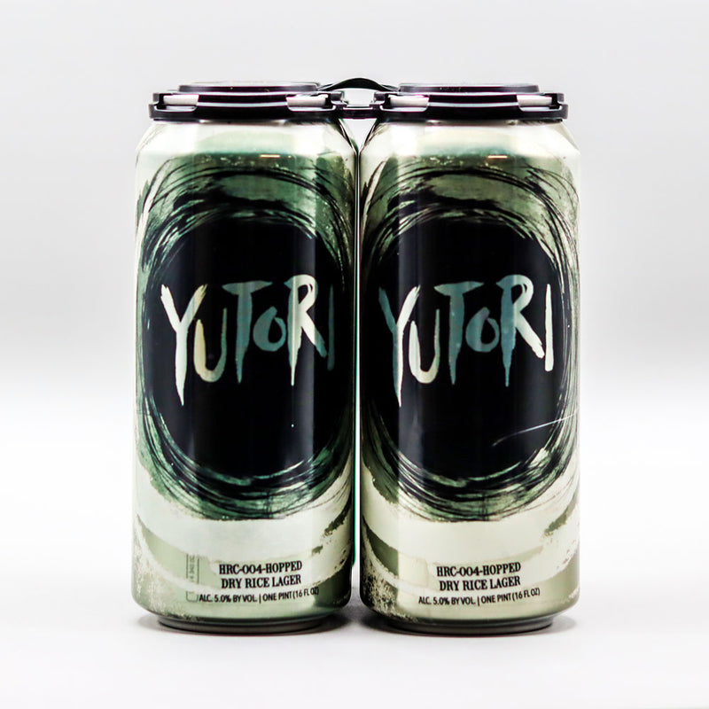 Hop Butcher Yutori Dry Rice Lager 16 FL. OZ. 4PK Cans