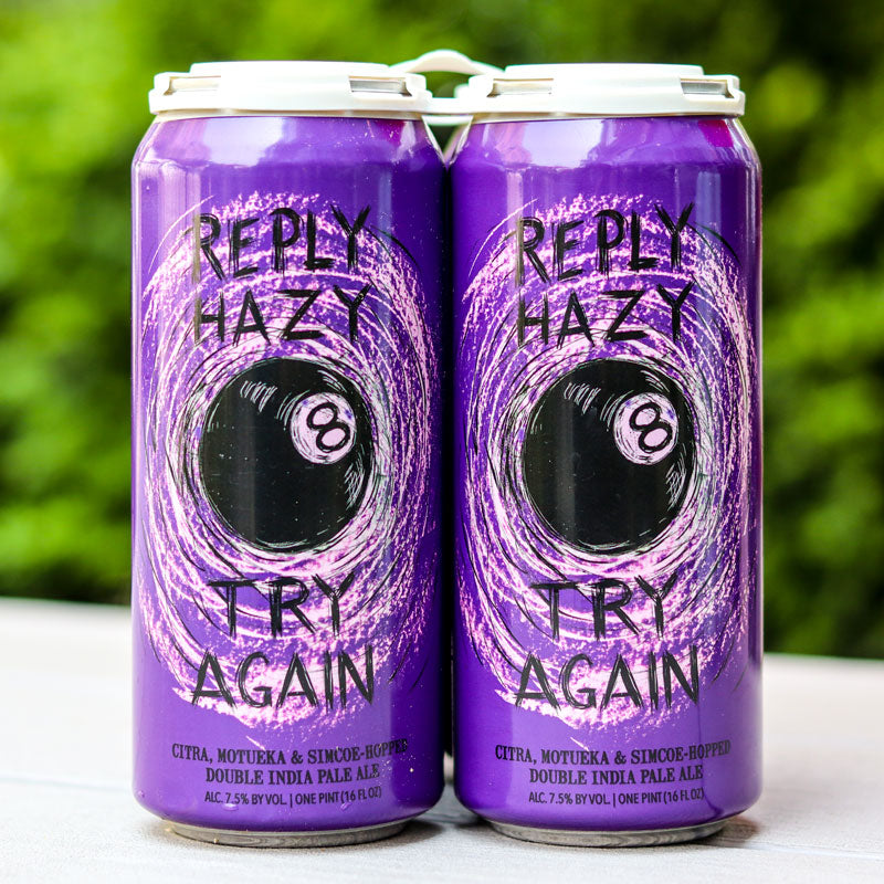 Hop Butcher Reply Hazy Try Again DIPA 16 FL. OZ.4PK Cans