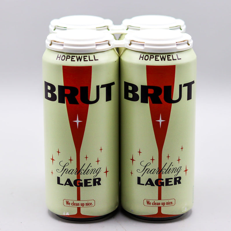 Hopewell Brut Sparkling Lager 16 FL. OZ. 4PK Cans