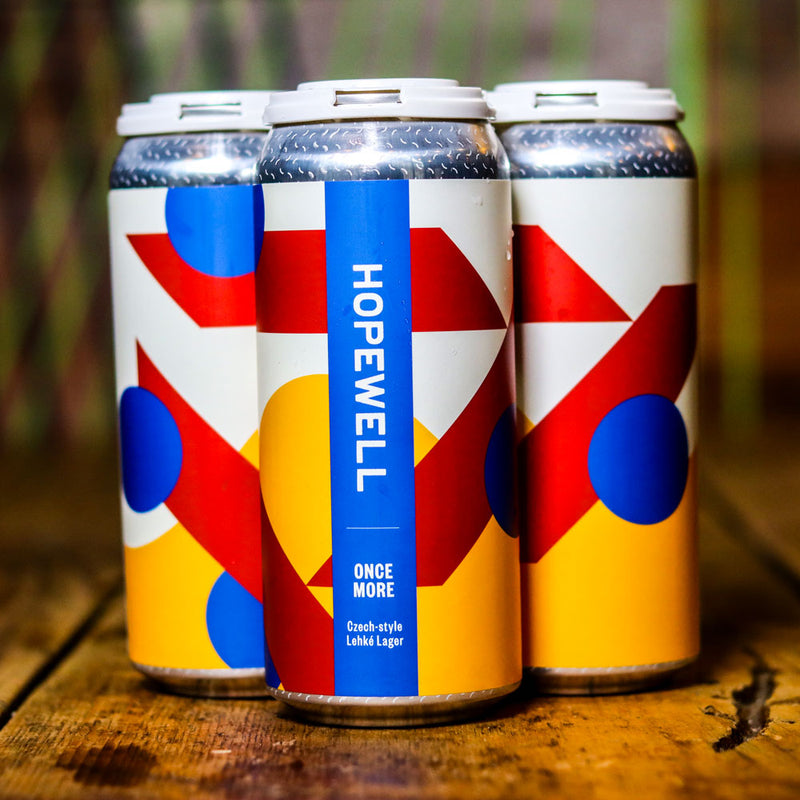 Hopewell Once More Czech Lager 16 FL. OZ. 4PK Cans