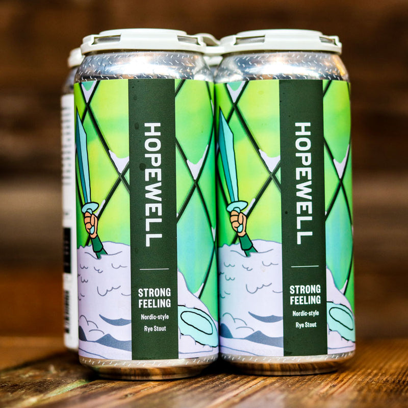 Hopewell Strong Feeling Rye Stout 16 FL. OZ. 4PK Cans