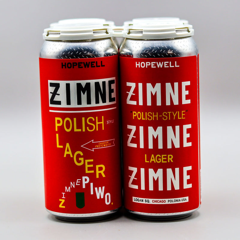 Hopewell Zimne Polish Lager 16 FL. OZ. 4PK Cans