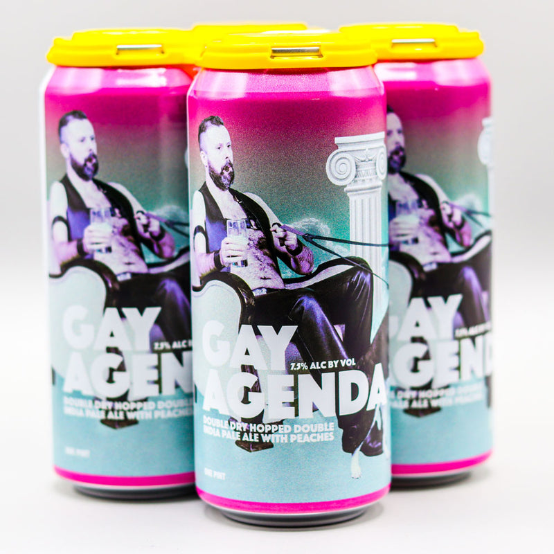 Illuminated Gay Agenda DDH DIPA w/Peaches 16 FL. OZ. 4PK Cans