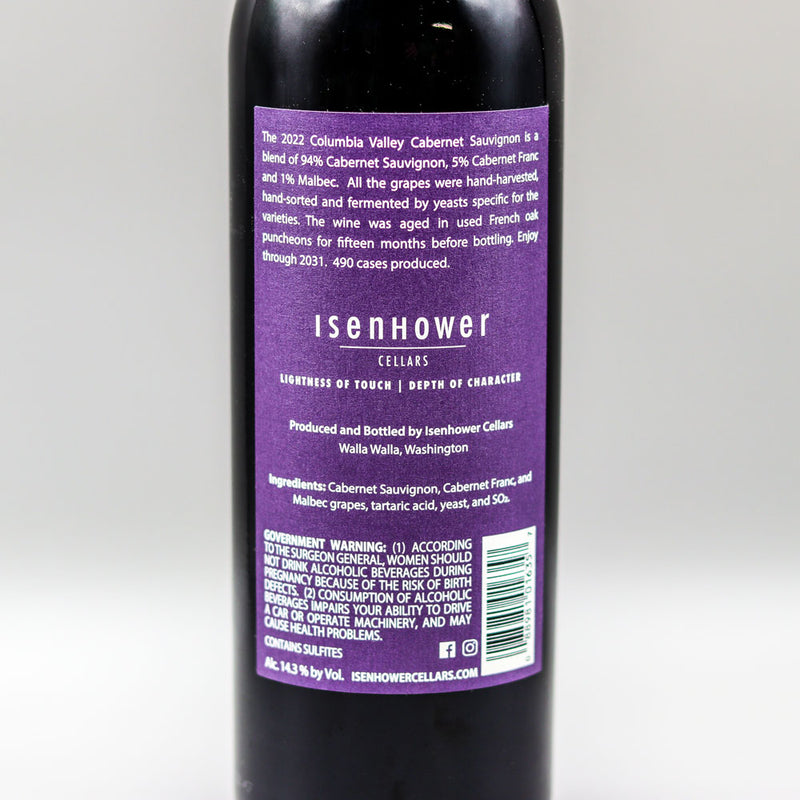 Isenhower Cabernet Sauvignon Columbia Valley Washington 750ml