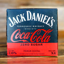 Jack and Coke ZERO RTD Cocktail 12 FL. OZ. 4PK Cans