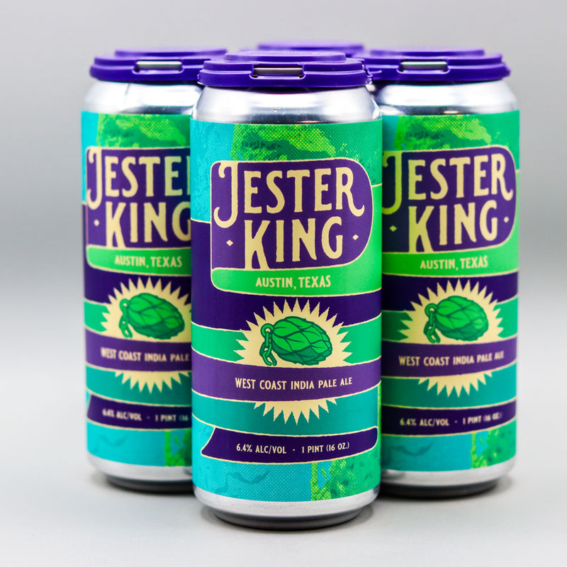 Jester King West Coast IPA 16 FL. OZ. 4PK Cans