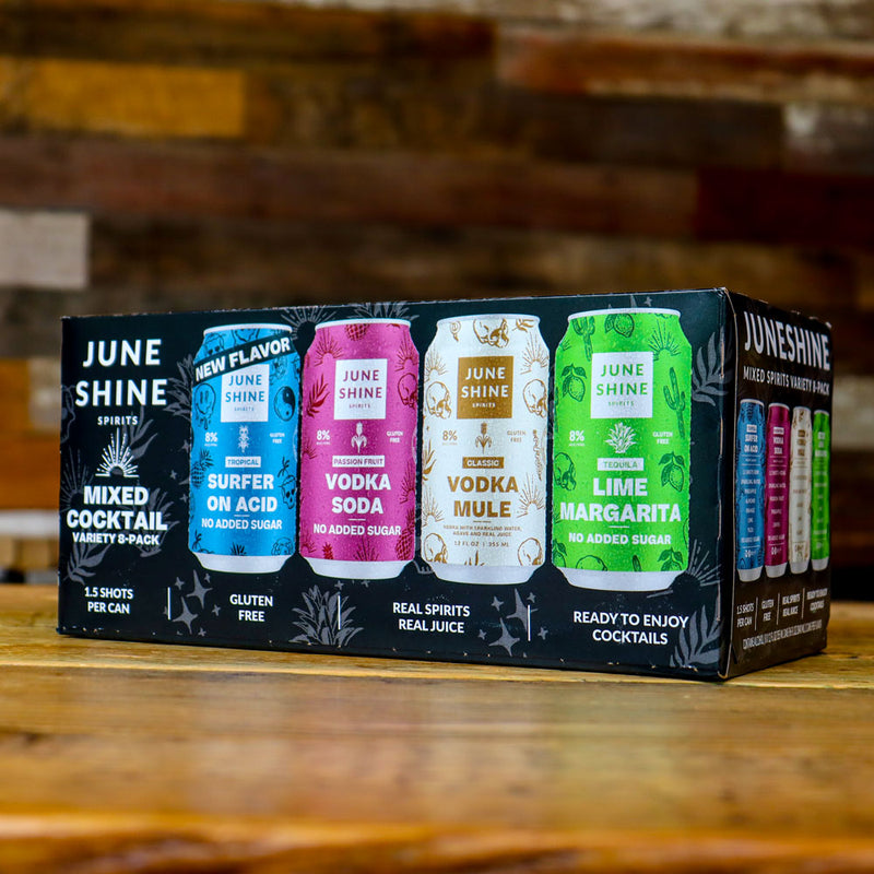 June Shine Mixed Cocktail Variety Pack 12 FL. OZ. 8PK Cans