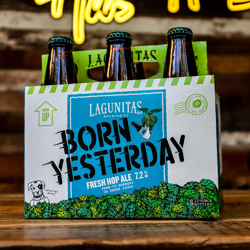 Lagunitas Born Yesterday Fresh Hop Ale 12 FL. OZ. 6PK