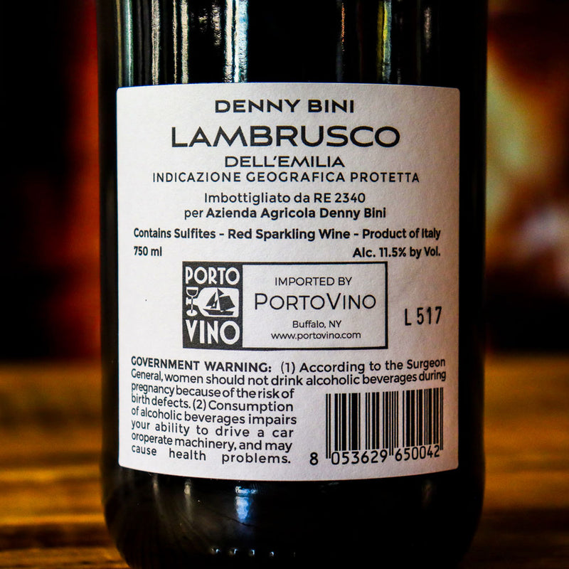 Denny Bini Lambrusco Dell Emilia Italy 750ml