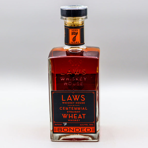 LAWS Wheat Whiskey Bonded 750ml.