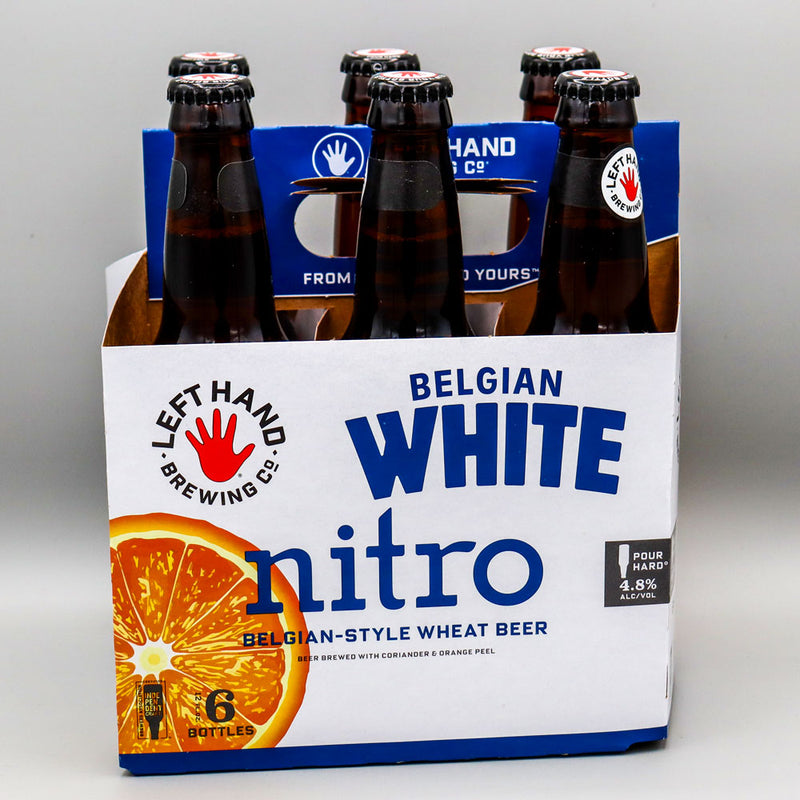 Left Hand Belgian White Nitro Wheat Beer 12 FL. OZ. 6PK