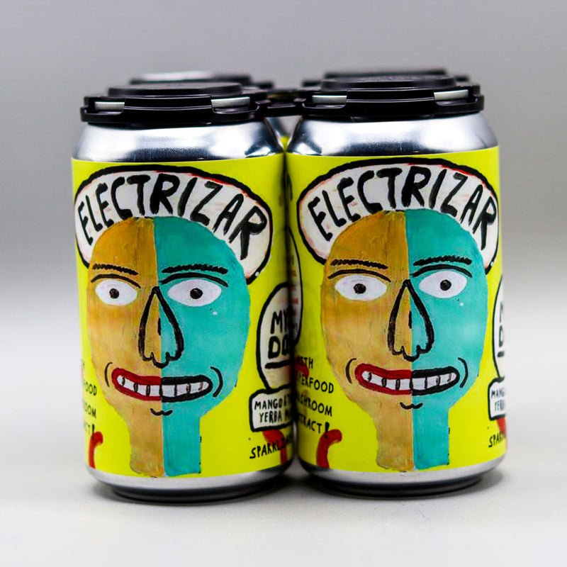 Lil Why Non-Alcoholic Myco Dose Electrizar Yerba Mate Sparkling Tea 12 FL. OZ. 4PK Cans