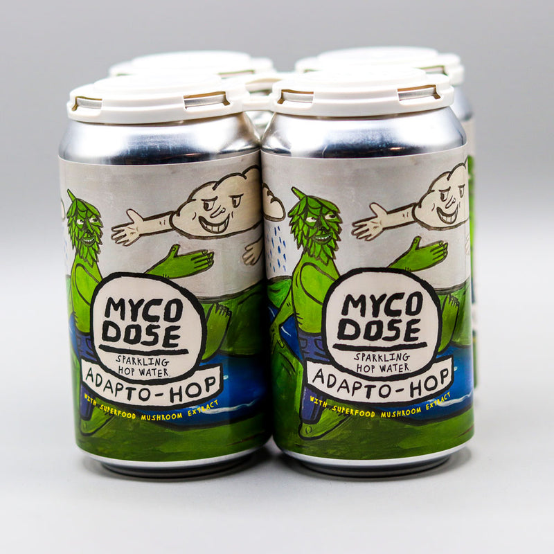 Lil Why Non-Alcoholic Myco Dose Adapto-Hop Sparkling Hop Water 12 FL. OZ. 4PK Cans