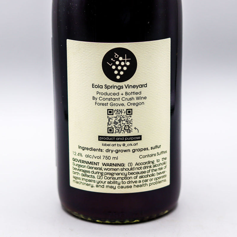 Limited Addition Carbonic Cabernet Franc Willamette OR 750ml