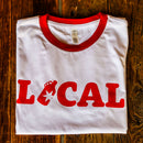 Women's Ringer Tee Local
