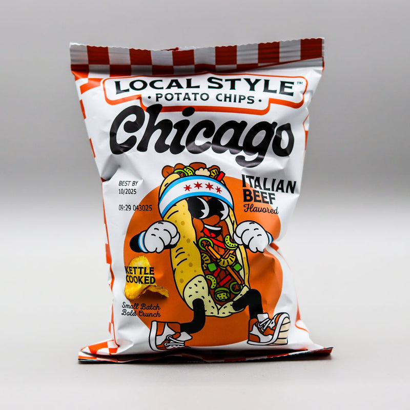 Local Style Potato Chips Italian Beef 1.5 OZ. Bag