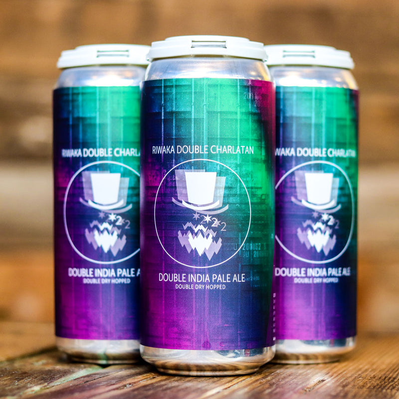 Maplewood Double Charlatan Riwaka DIPA 16 FL. OZ. 4PK Cans