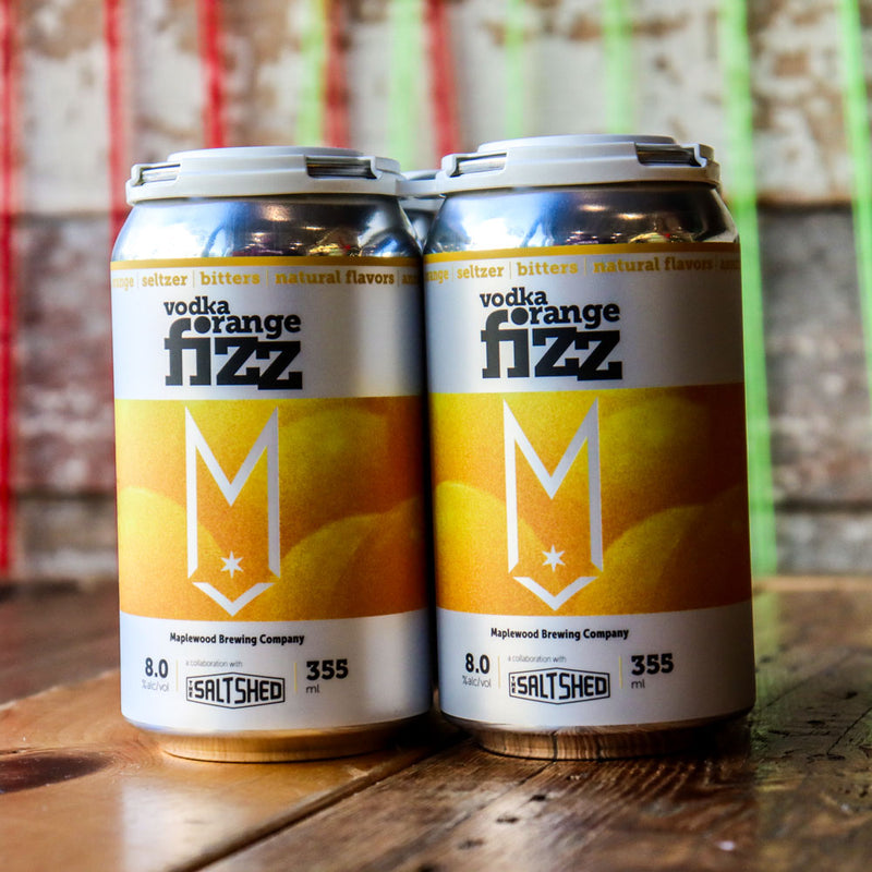 Maplewood Vodka Orange Fizz RTD Cocktail 12 FL. OZ. 4PK Cans