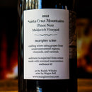 Margins Pinot Noir Santa Cruz California 750ml