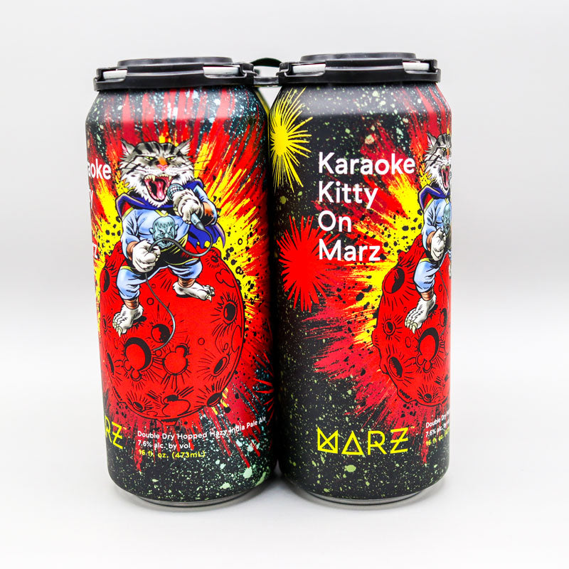 Marz Karaoke Kitty On Marz DDH Hazy IPA 16 FL. OZ. 4PK Cans