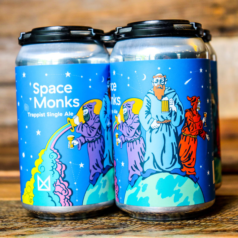 Marz Space Monks Trappist Single Ale 12 FL. OZ. 4PK Cans