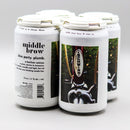 Middle Brow Bloc Party. Plum. Berliner Weisse 12 FL. OZ. 4PK Cans