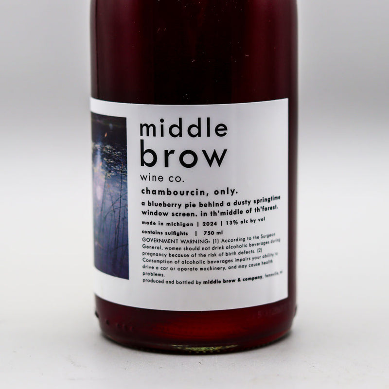 Middle Brow Wines Flower Bark Rose Chicago Illinois 750ml