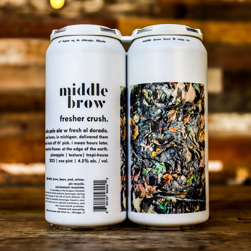 Middle Brow Fresher Crush Session IPA 16 FL. OZ. 4PK Cans