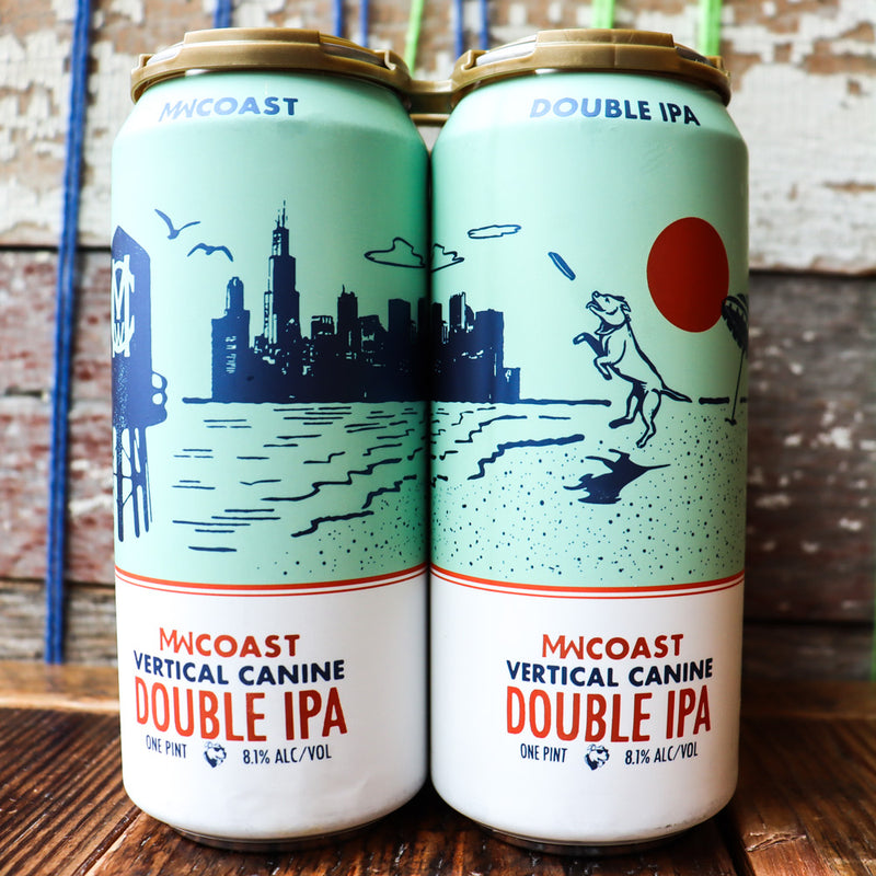 Midwest Coast Vertical Canine Double IPA 16 FL. OZ. 4PK Cans