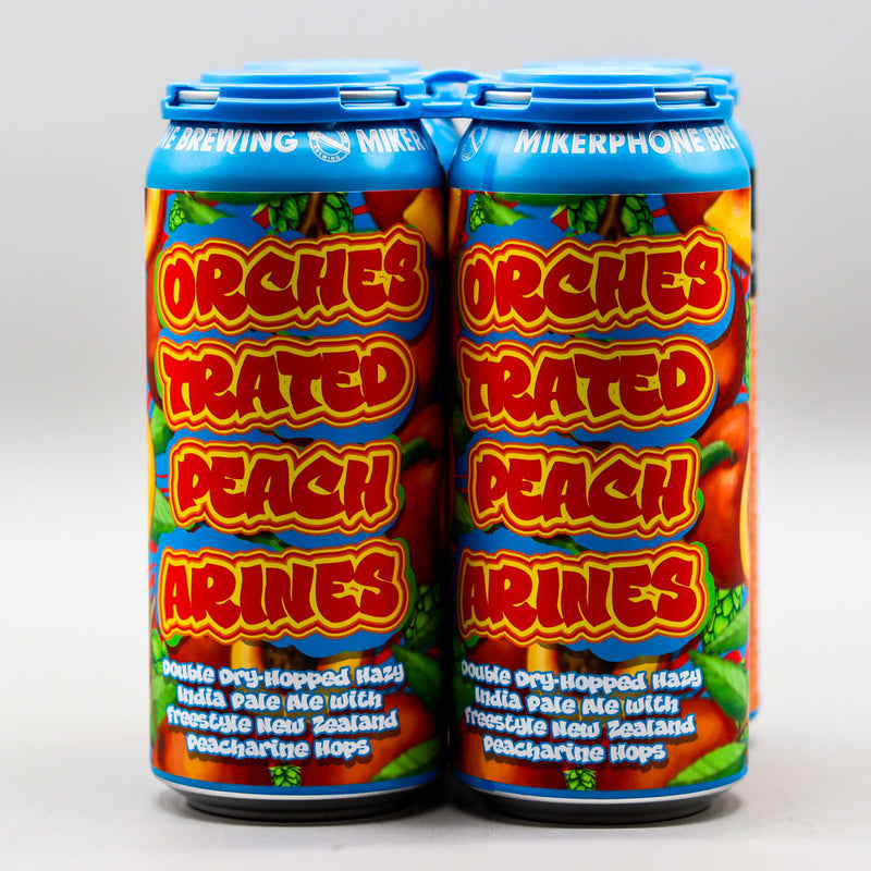 Mikerphone Orchestrated Peacharines DDH IPA 16 FL. OZ. 4PK Cans