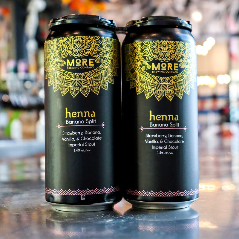 More Henna Banana Split Imperial Stout 16 FL. OZ. 2PK Cans