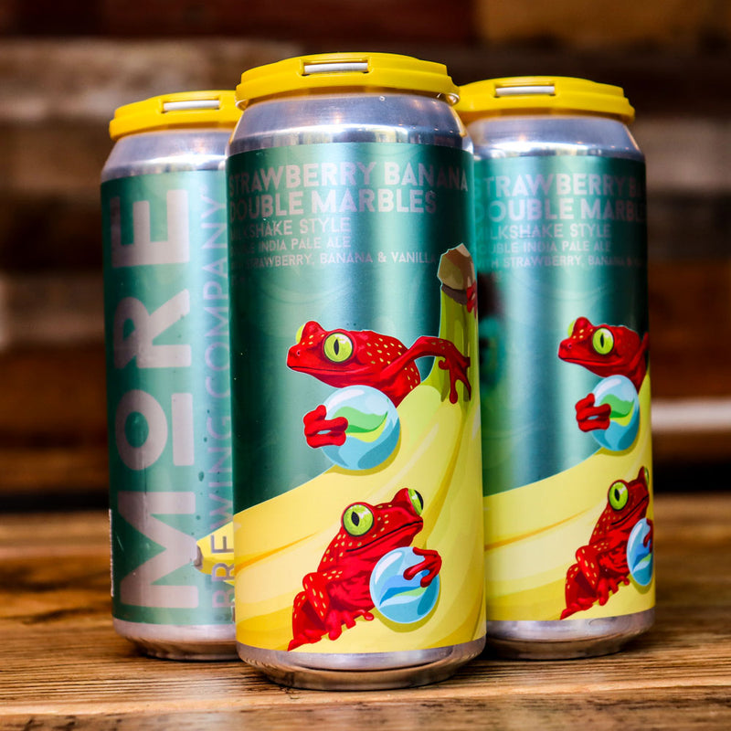 More Strawberry Banana Double Marbles Milkshake DIPA 16 FL. OZ. 4PK Cans