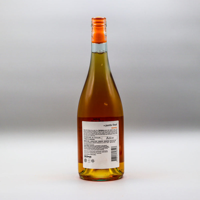 Bodega Renacer Punto Final Naranjo Orange Wine Chardonnay Argentina 750ml