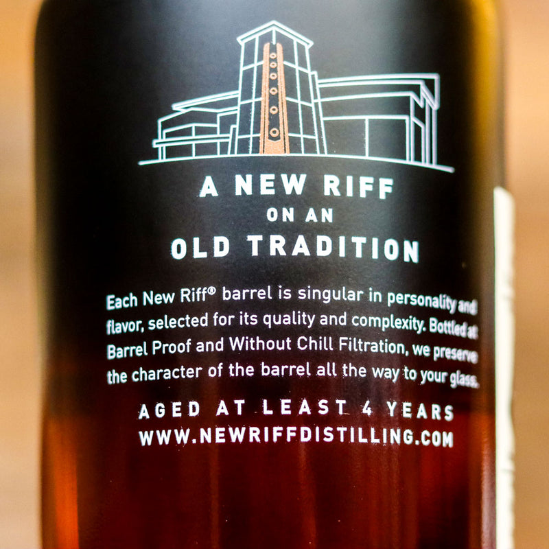 New Riff Barrel Pick Release & Tasting
