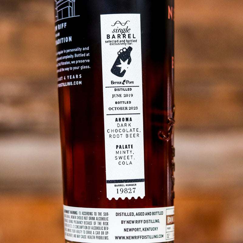 New Riff Barrel Pick Release & Tasting