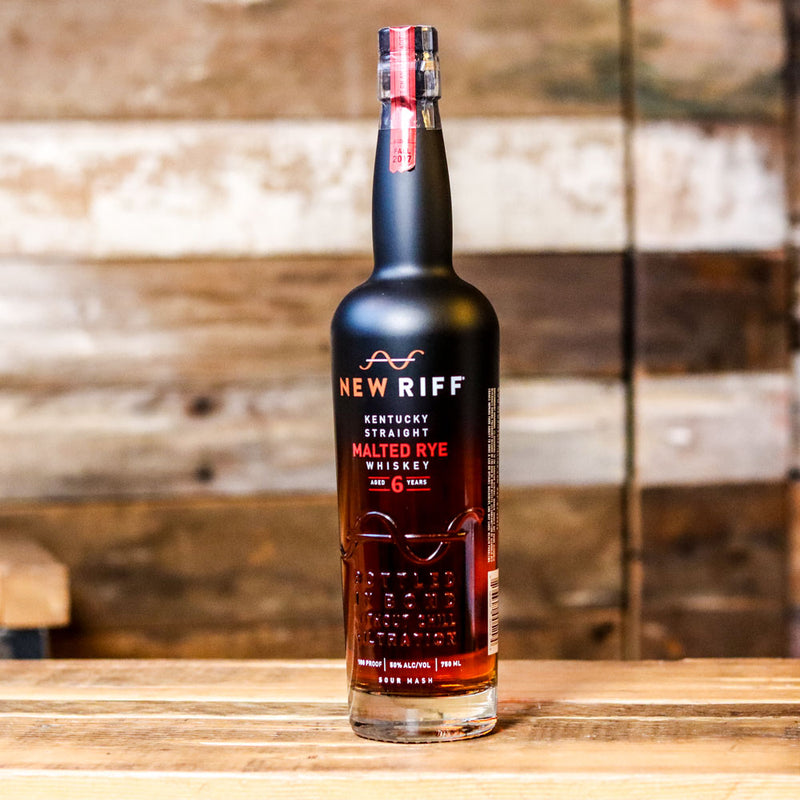 New Riff Malted Rye 6 Year Rye Whiskey 750ml.