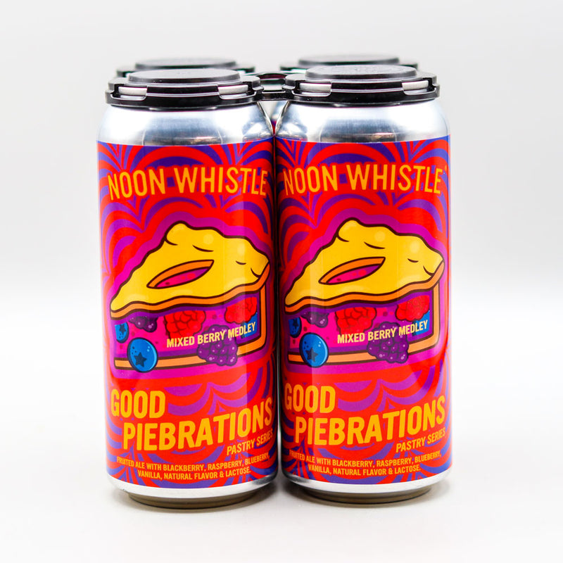 Noon Whistle Good Piebrations Mixed Berry Medley 16 FL. OZ. 4PK Cans