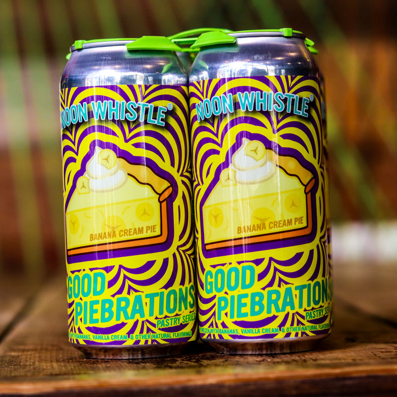 Noon Whistle Good Piebrations Banana Cream Ale 16 FL. OZ. 4PK Cans
