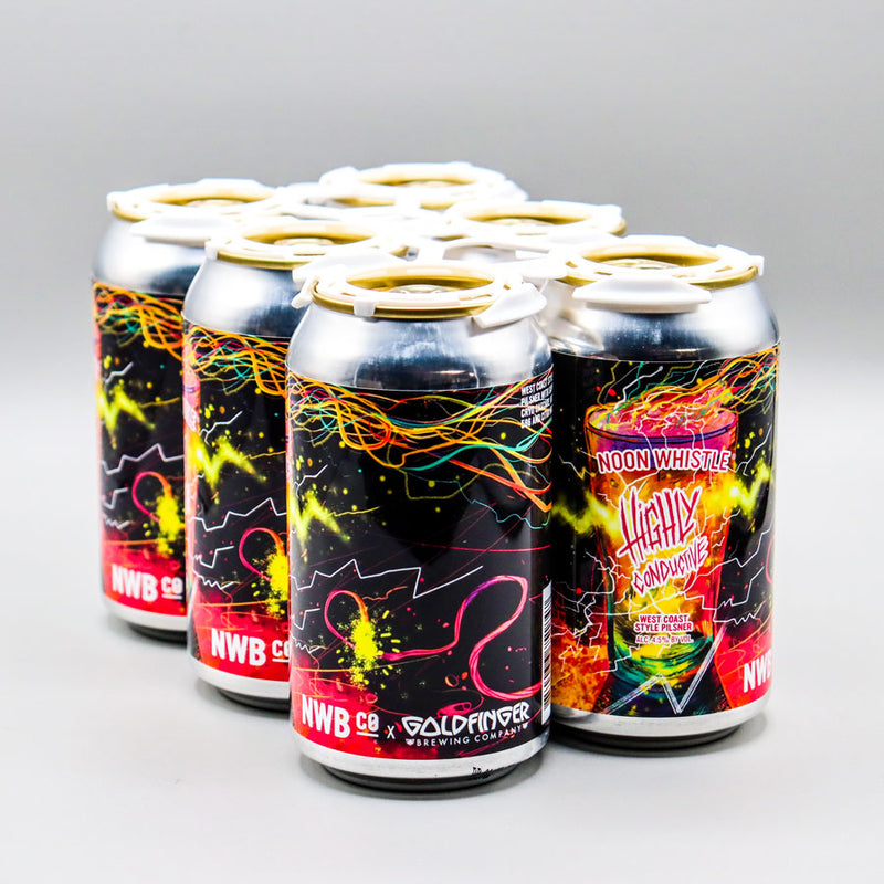 Noon Whistle Highly Conductive West Coast Pilsner 12 FL. OZ. 6PK Cans