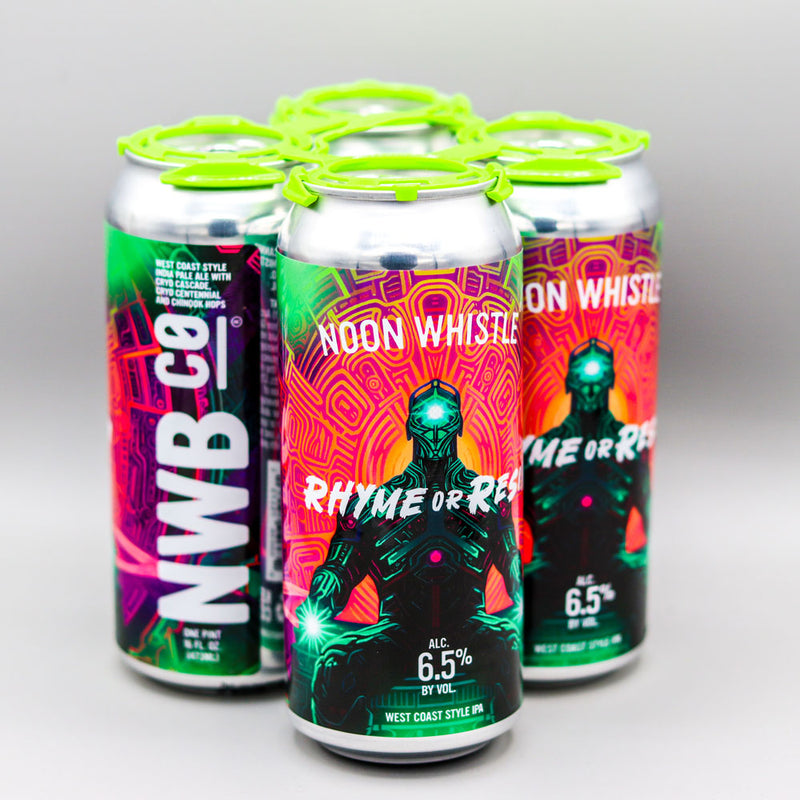 Noon Whistle Rhyme Or Resin West Coast IPA 16 FL. OZ. 4PK Cans