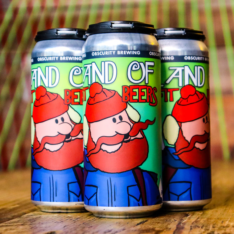 Obscurity Yukon Cornelius Maple Amber Ale 16 FL. OZ. 4PK Cans