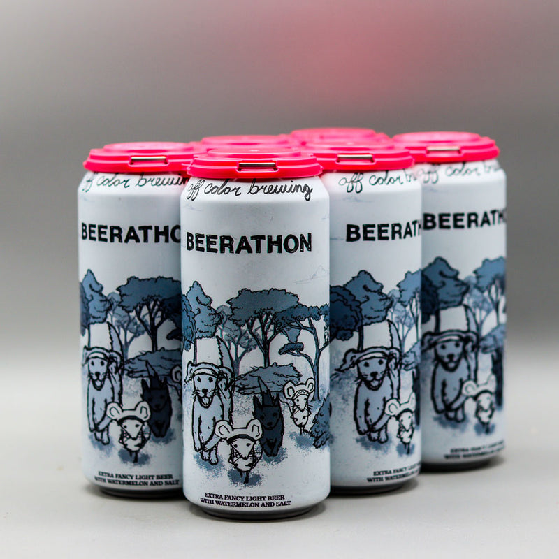 Off Color Beerathon Light Beer 16 FL. OZ. 6PK Cans