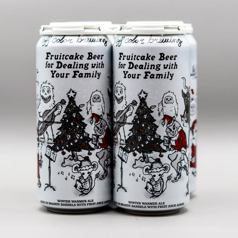 Off Color Fruitcake Beer of Dealing With Family 16 FL. OZ. 4PK Cans