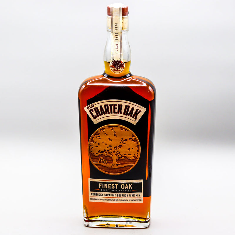 Old Charter Oak Finest Oak Bourbon Whiskey 750ml.