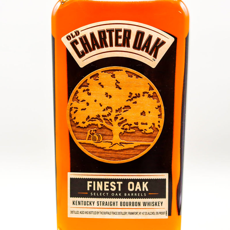 Old Charter Oak Finest Oak Bourbon Whiskey 750ml.